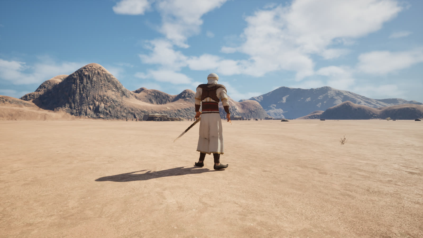 Hamza overlooking the valley of Badr